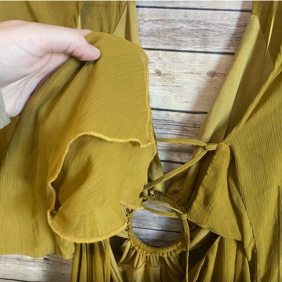 ASOS Keyhole Tie Back Maxi - Picture 5 of 9